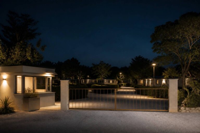Sécurité de camping : gardien de nuit et contrôle d&rsquo;accès