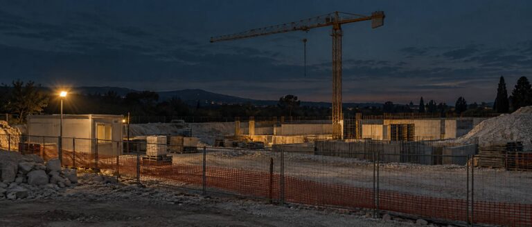 Gardiennage de week-end sur chantier : le coût des 48 heures